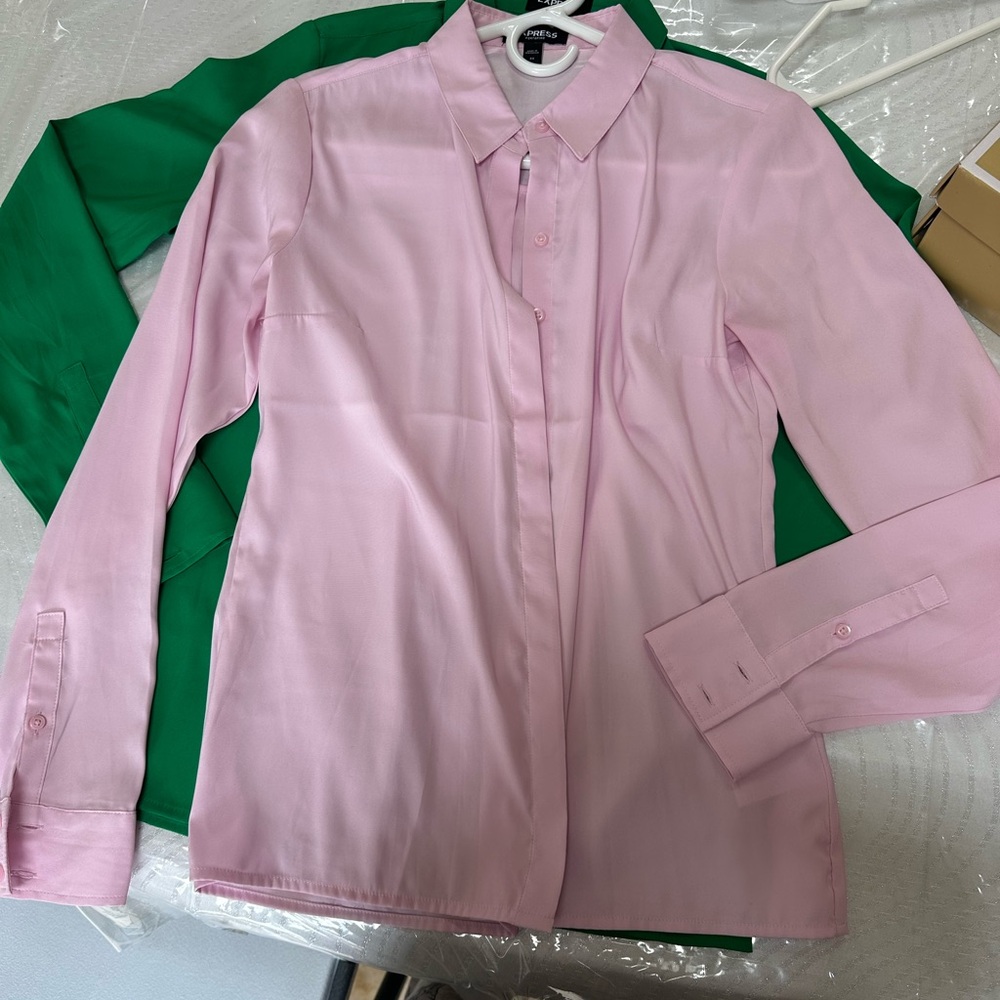 Express Portofino Light Pink Blouse